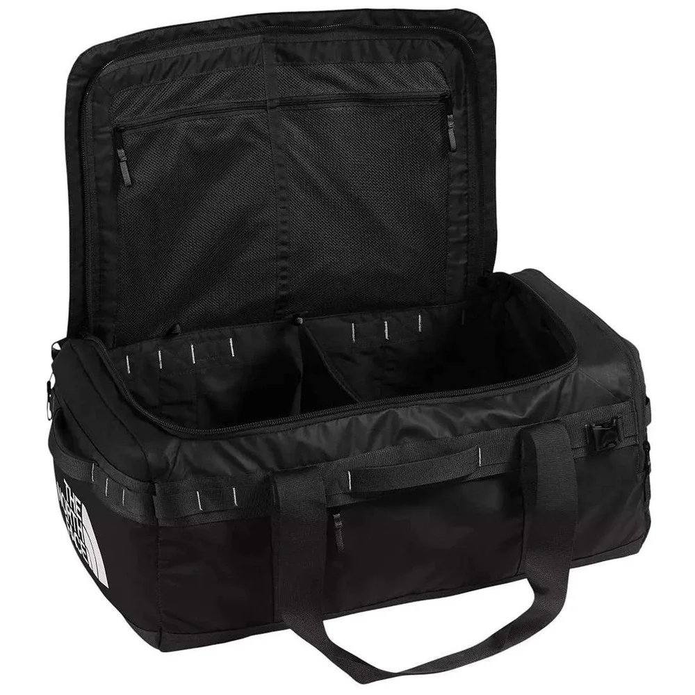 The North Face Base Camp Voyager 62L Duffel Bag Black White NF0A52S3 NEW